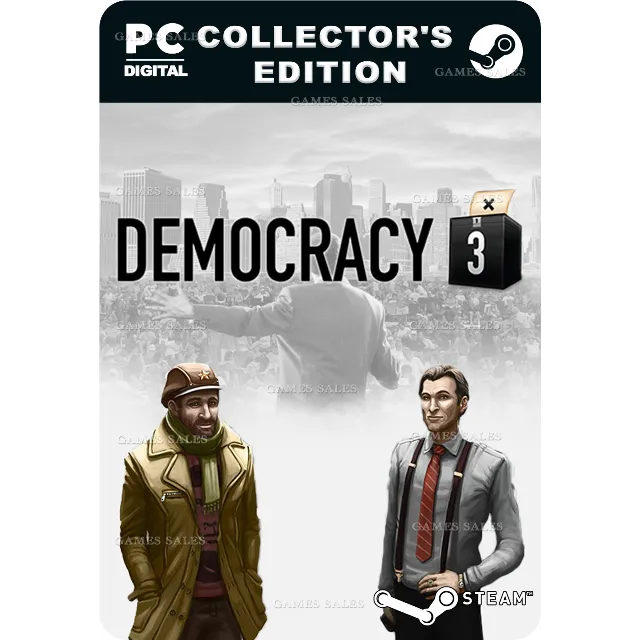 ✅💙DEMOCRACY 3 COLLECTOR'S EDITION💙STEAM GIFT🤖АВТО