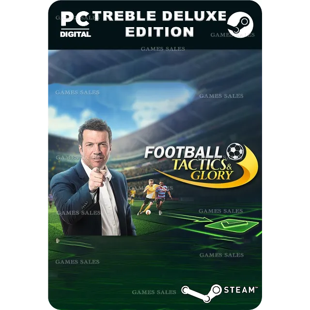 ✅💙FOOTBALL, TACTICS &amp; GLORY TREBLE DELUXE EDITION💙
