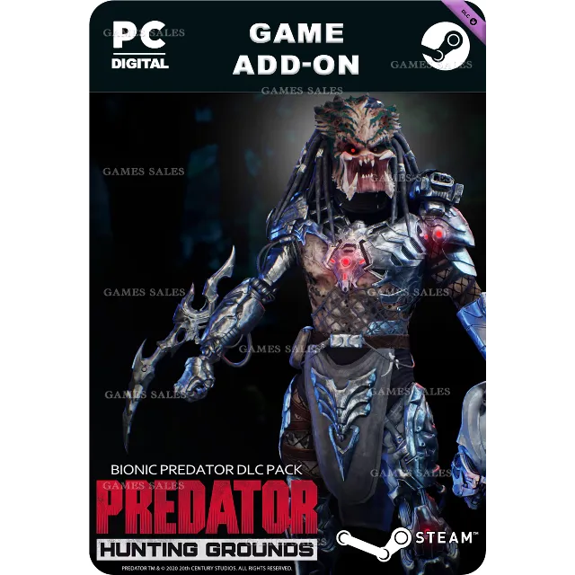 ✅💙PREDATOR: HUNTING GROUNDS - BIONIC PREDATOR DLC PACK