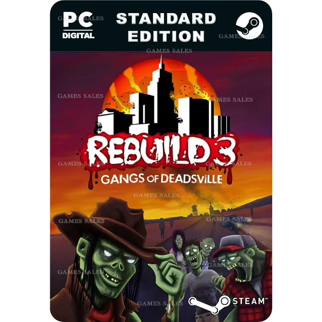 ✅💙REBUILD 3: GANGS OF DEADSVILLE💙STEAM GIFT🤖АВТО