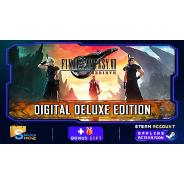 🎮FINAL FANTASY VII REBIRTH Digital Deluxe Ed. Steam+🎁