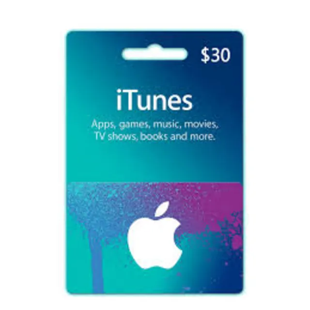 Подарочная карта iTunes 40 доллара США