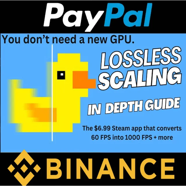 Lossless Scaling STEAM 🅿️ 𝗣𝐀𝐘𝗣𝐀𝐋