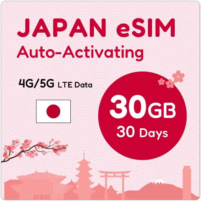eSIM для Интернета в Японии 4 оператора 100% качество