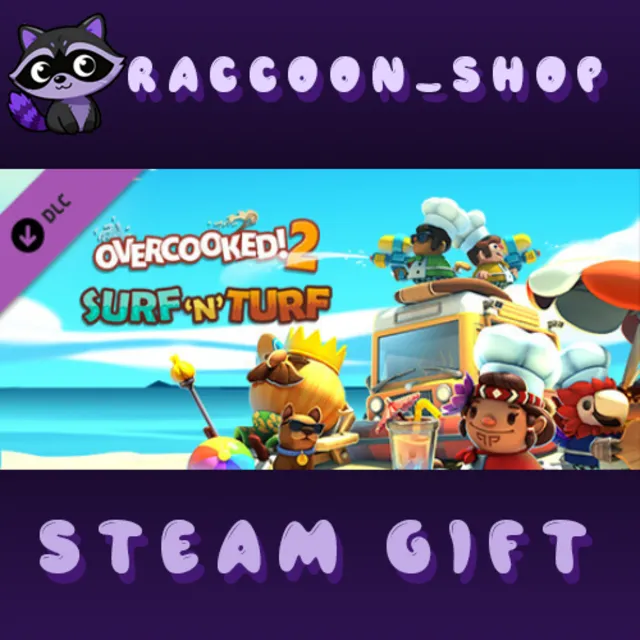 Overcooked! 2 - Surf 'n' Turf DLC * STEAM RU*KZ*UA*СНГ