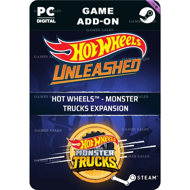 ✅💙HOT WHEELS™ - MONSTER TRUCKS EXPANSION💙STEAM GIFT🤖