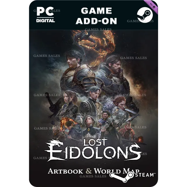 ✅💙LOST EIDOLONS - ARTBOOK &amp; WORLD MAP💙STEAM GIFT🤖
