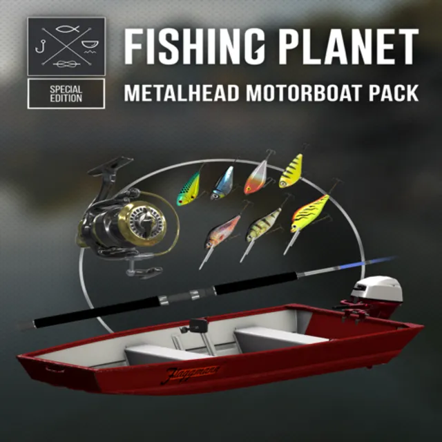 🔴 Fishing Planet: Metalhead Motorboat Pack ✅ EGS DLC �