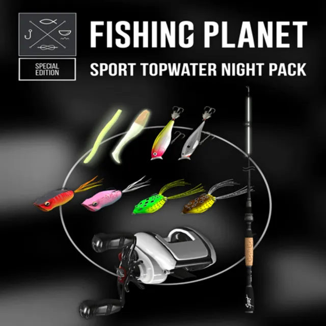 🔴 Fishing Planet: Sport Topwater Night Pack ✅ EGS DLC 