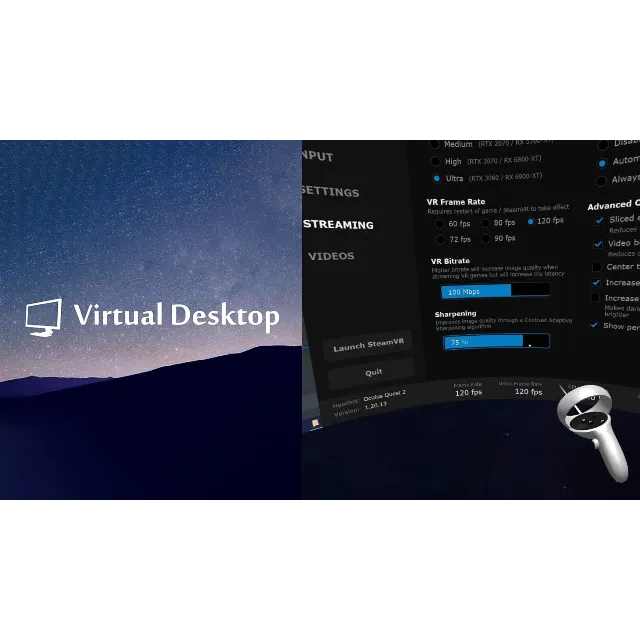 купить virtual desktop для oculus Quest VR 2 3s pro