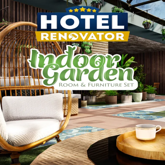 🔴 Hotel Renovator - Indoor Garden Room Furniture Set ✅