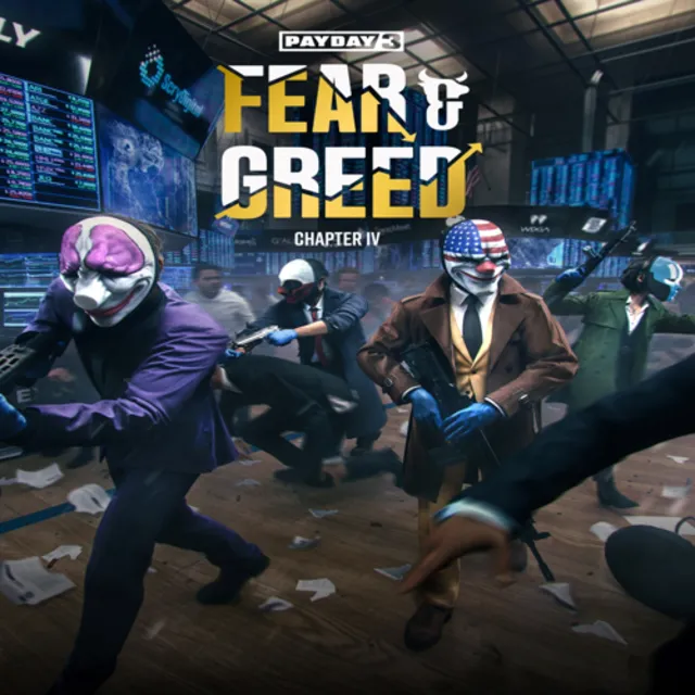 🔴 PAYDAY 3: Chapter 4 - Fear &amp; Greed ✅ EGS DLC 🔴 (PC)