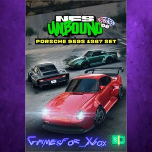☀️Need for Speed Unbound - Porsche 959 S ‘87 Set XBOX DLC