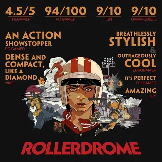 ✅Rollerdrome Steam🔑Ключ GLOBAL+🎁