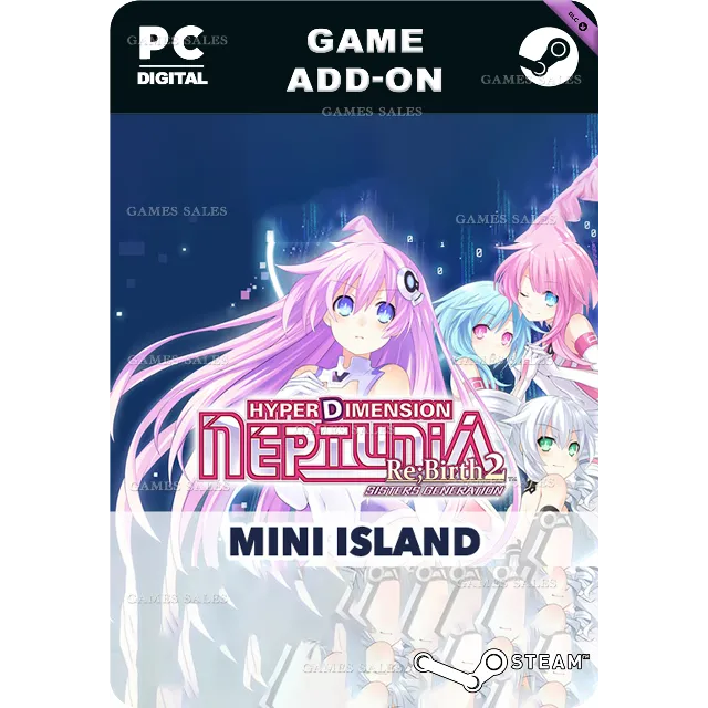 ✅💙HYPERDIMENSION NEPTUNIA RE;BIRTH2 MINI ISLAND💙STEAM
