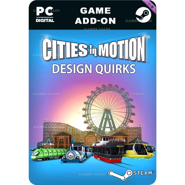 ✅💙CITIES IN MOTION: DESIGN QUIRKS💙STEAM GIFT🤖АВТО