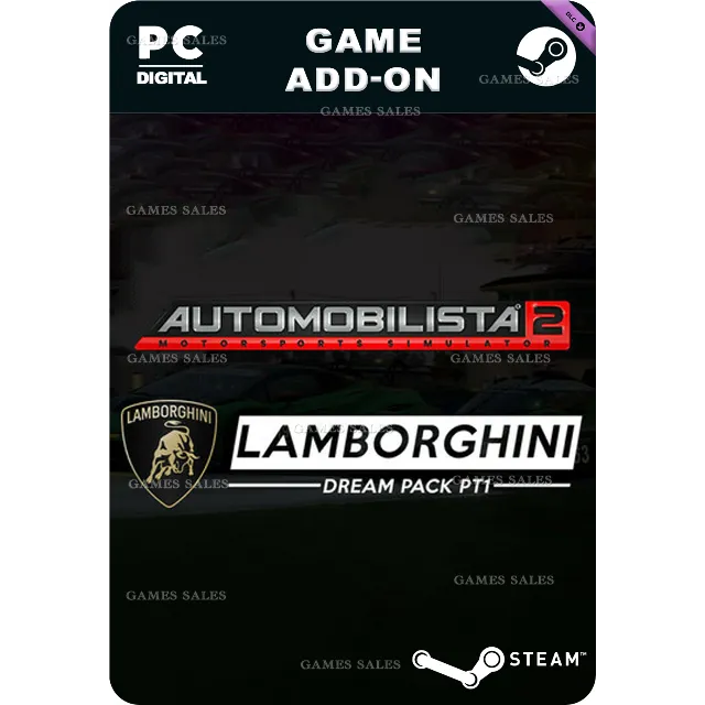 ✅💙AUTOMOBILISTA 2 - LAMBORGHINI DREAM PACK PT1💙STEAM