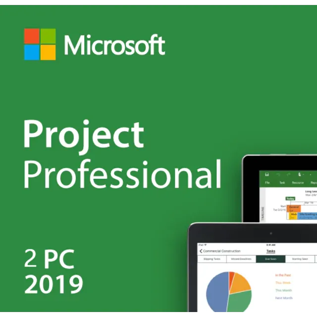 Project Professional 2019 Key 2 PC– Instant Delivery