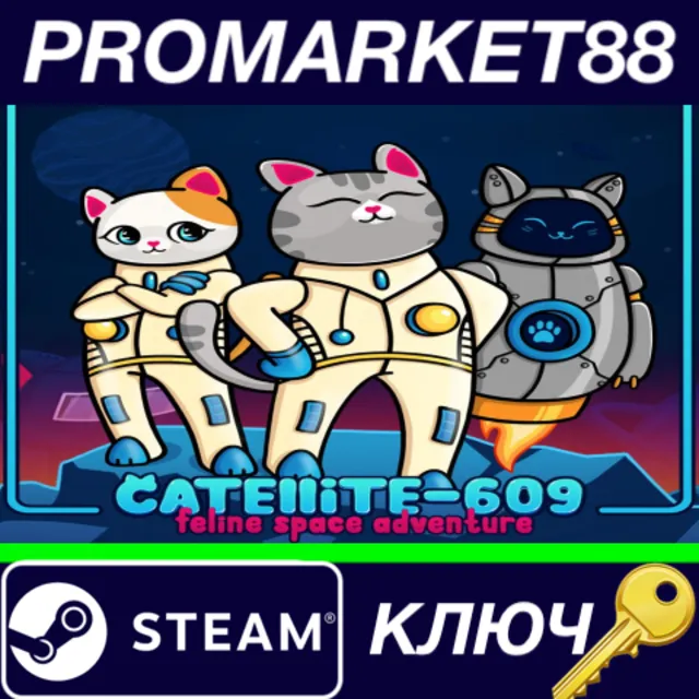 ⭐ Catellite-609: feline space adventure Steam КЛЮЧ