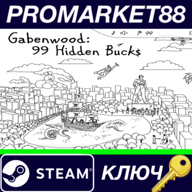 ⭐Gabenwood: 99 Hidden Bucks Steam КЛЮЧ 🔑GLOBAL