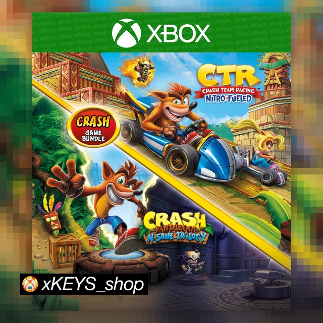 🕹️Crash Bandicoot BUNDLE TRILOGY+ NITRO XBOX КЛЮЧ🔑