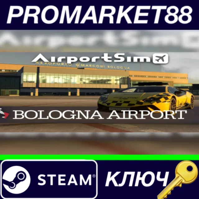 ⭐AirportSim - Bologna Airport DLC Steam КЛЮЧ 🔑GLOBAL