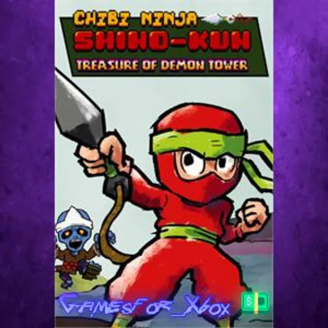☀️Chibi Ninja Shino-kun Treasure of Demon Tower XBOX