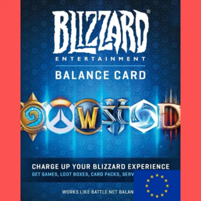 BLIZZARD EU 50 EUR КАРТА ПОПОЛНЕНИЯ ЕВРОПА✅КОД✅АВТО