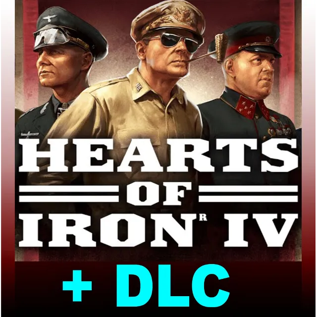 HEARTS OF IRON IV + ВСЕ ДОПОЛНЕНИЯ・STEAM АККАУНТ・