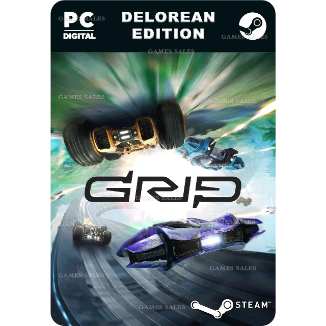 ✅💙GRIP: COMBAT RACING - DELOREAN EDITION💙STEAM GIFT🤖