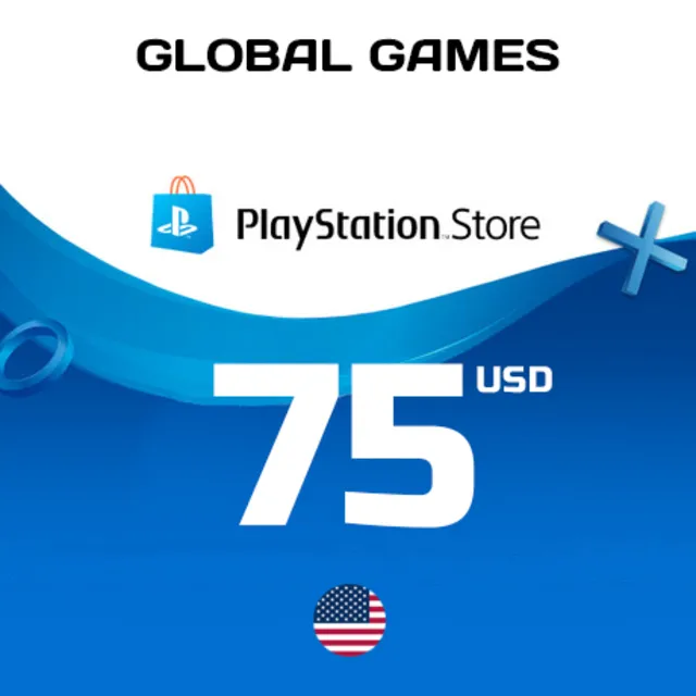 🚀Карта PlayStation PSN 75 USD США⚡ КОД ПОПОЛНЕНИЯ