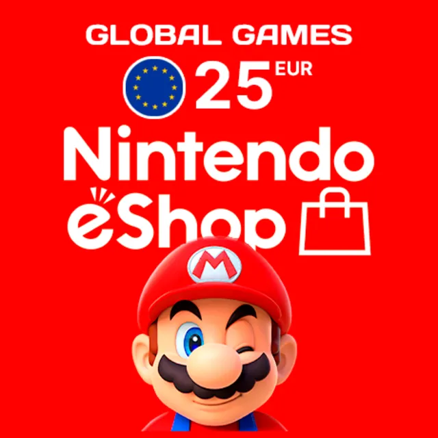 NINTENDO eSHOP🔥25 EUR ЕВРОПА⚡КАРТА ПОПОЛНЕНИЯ