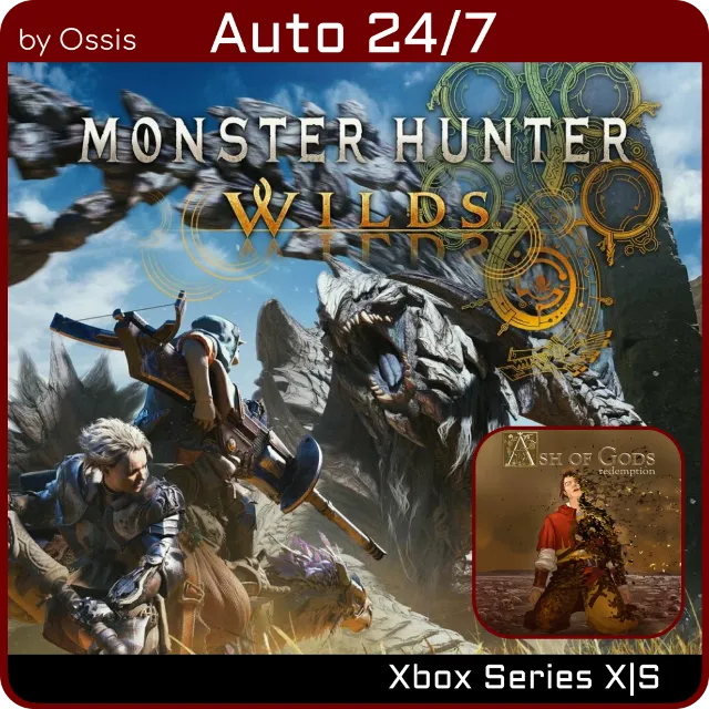 24/7 XBOX Monster Hunter Wilds, Ash of Gods Redemption