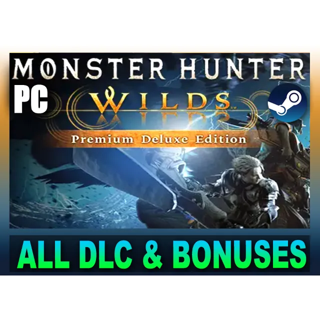 ・MONSTER HUNTER WILDS・PREMIUM EDITION・STEAM НА 90 ДНЕЙ・