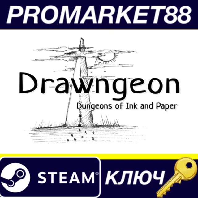 ⭐Drawngeon: Dungeons of Ink and Paper Steam КЛЮЧ 🔑GLOB