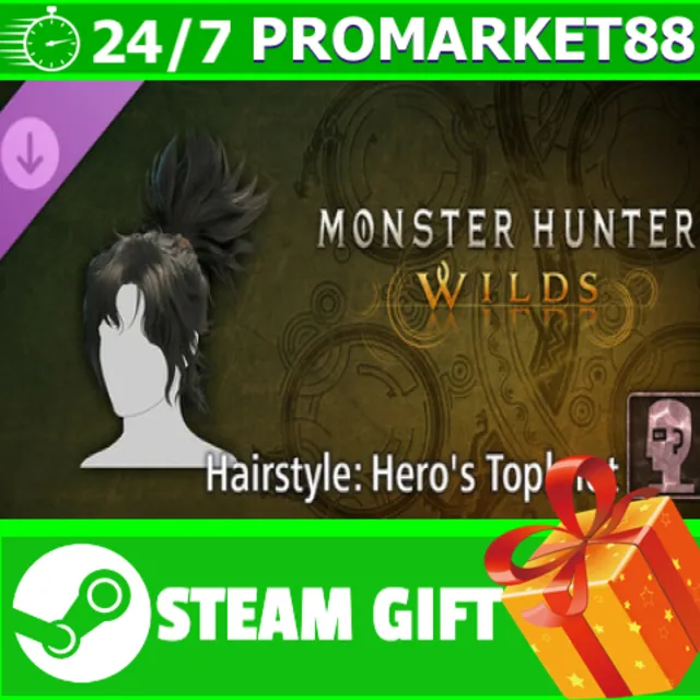 ⭐️ Monster Hunter Wilds - Hairstyle: Hero's Topknot