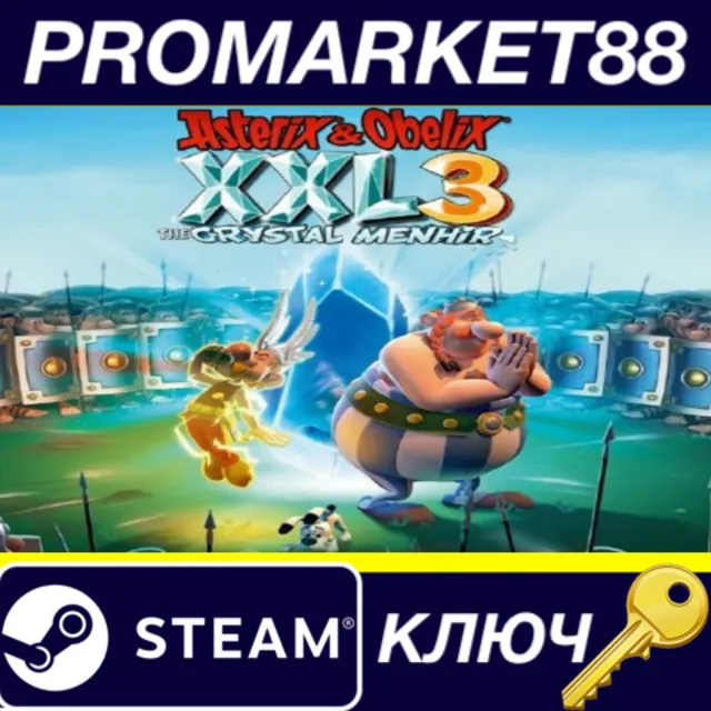 ⭐ Asterix &amp; Obelix XXL 3 - The Crystal Menhir Steam КЛЮ