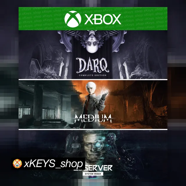 🌟 (3 игры) The Medium+Observer System Redux+DARQ BUNDLE XBOX КОД КЛЮЧ🔑
