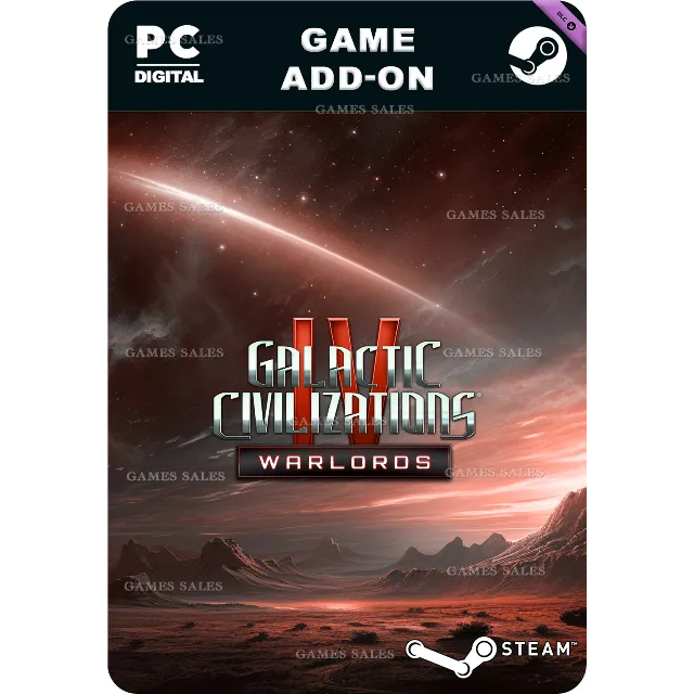 ✅💙GALACTIC CIVILIZATIONS IV - WARLORDS💙STEAM GIFT🤖
