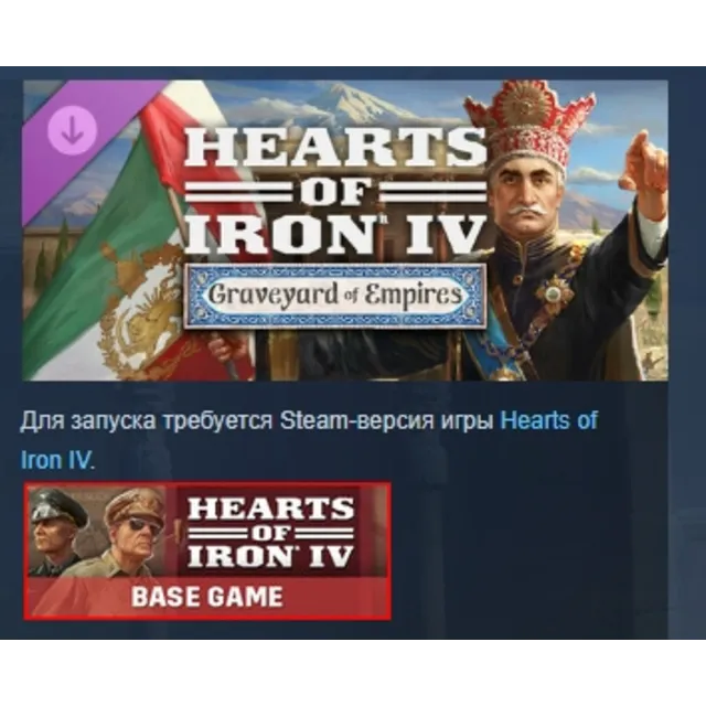 Country Pack - Hearts of Iron IV: Graveyard of Empires DLC AUTODELIVERY STEAM RUSSIA