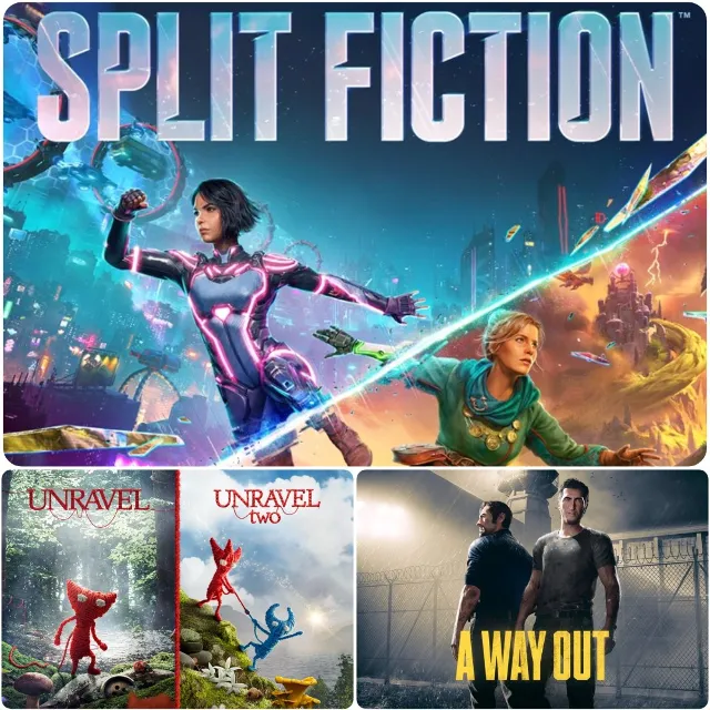 Split Fiction + Unravel + A Way Out + Mafia + 8 Игр [Xbox Series X|S]