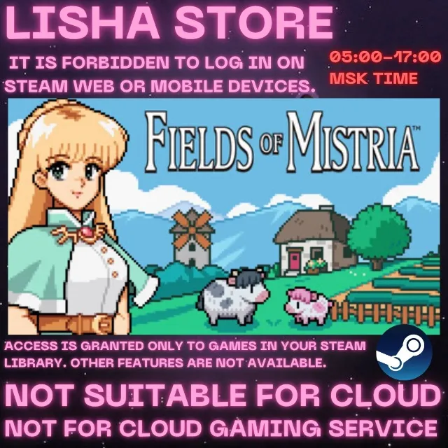 Fields of Mistria Стим Оффлайн 30 или 90 дней