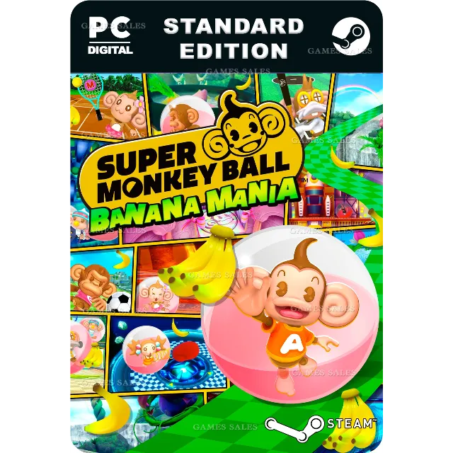 ✅💙SUPER MONKEY BALL BANANA MANIA💙STEAM GIFT🤖АВТО