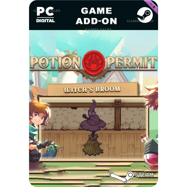 ✅💙POTION PERMIT - WITCH'S BROOM💙STEAM GIFT🤖АВТО