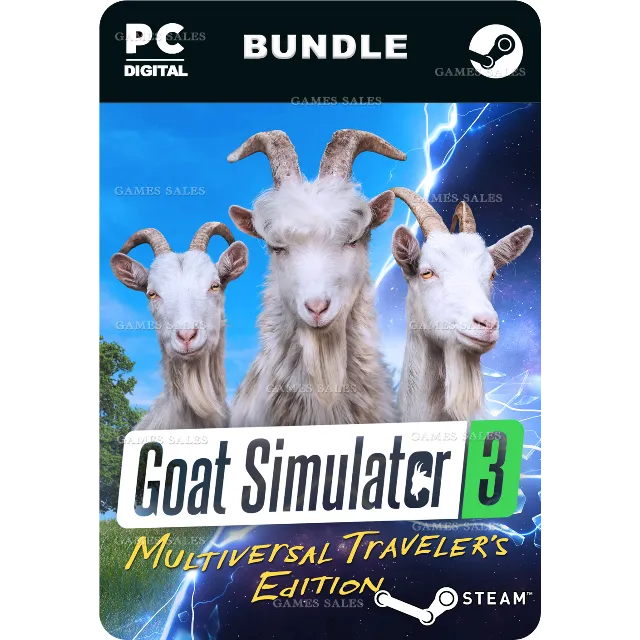 ✅💙GOAT SIMULATOR 3 - MULTIVERSAL TRAVELER'S BUNDLE💙