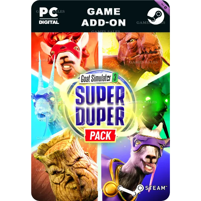 ✅💙GOAT SIMULATOR 3 - SUPER DUPER PACK💙STEAM GIFT🤖