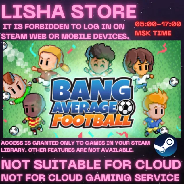 Bang Average Football Стим Оффлайн на 90 дней