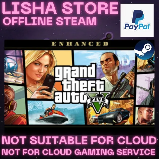 Grand Theft Auto V GTA 5 Enhanced Стим На 30 или 90 дней