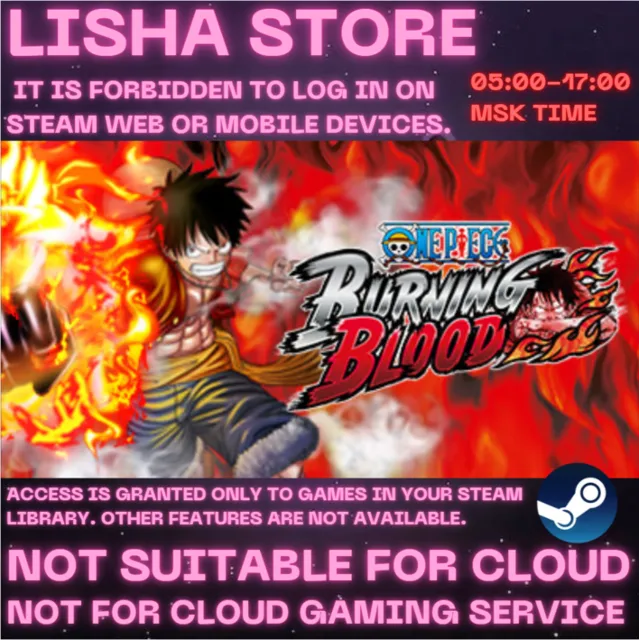 ONE PIECE BURNING BLOOD Steam Offline На 30 или 90 дней