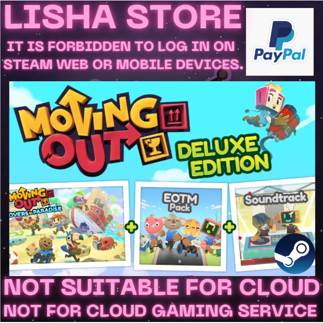 Moving Out Deluxe Edition Стим На 30 или 90 дней